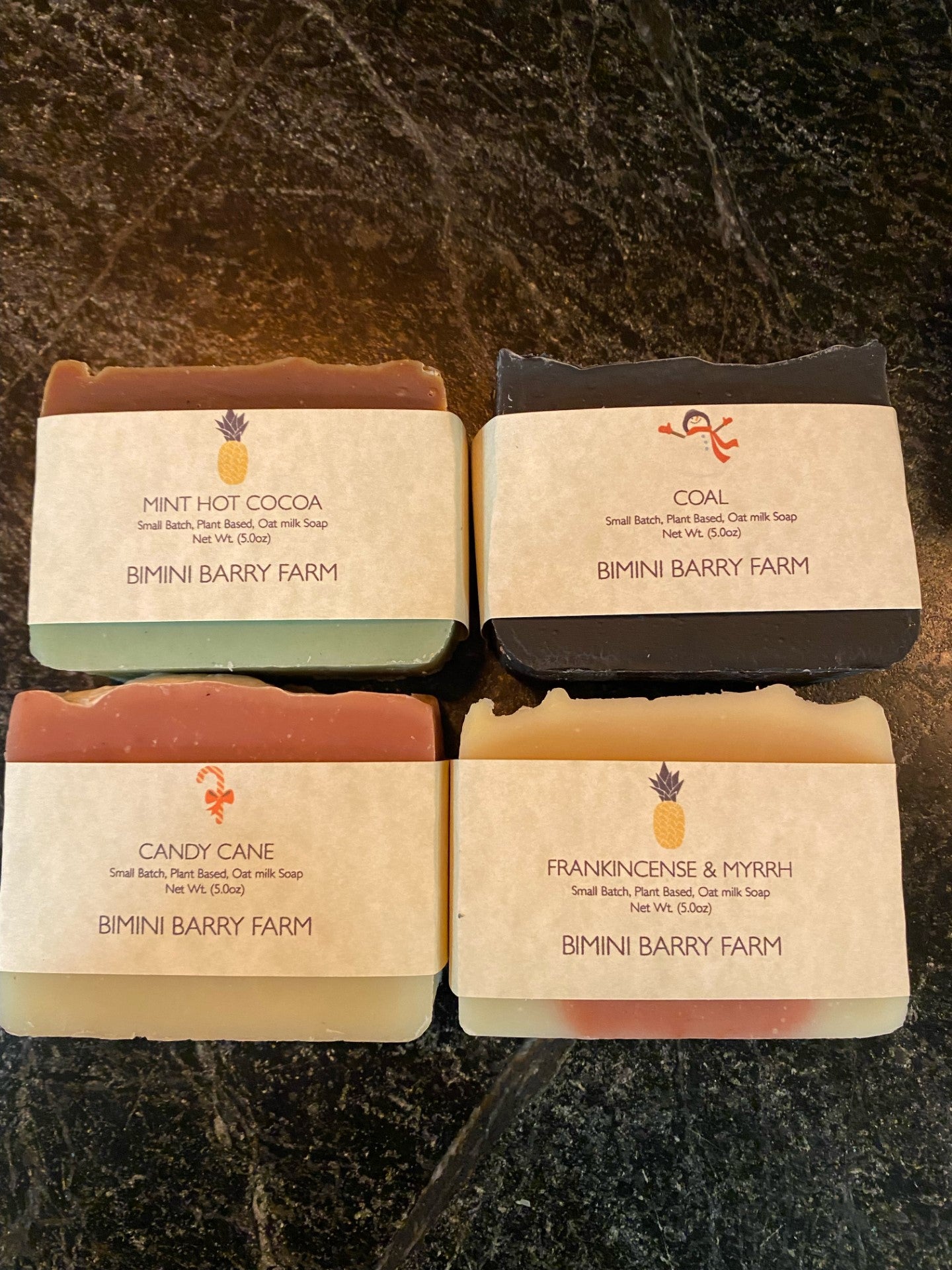Holiday Soaps 4 pack
